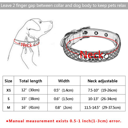 Engraved Pet ID Tag Collars Small Cats Dogs