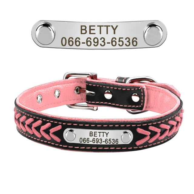 Engraved Pet ID Tag Collars Small Cats Dogs