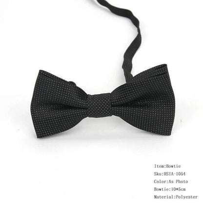 Plaid Childrens Bowtie Striped Polka Dot
