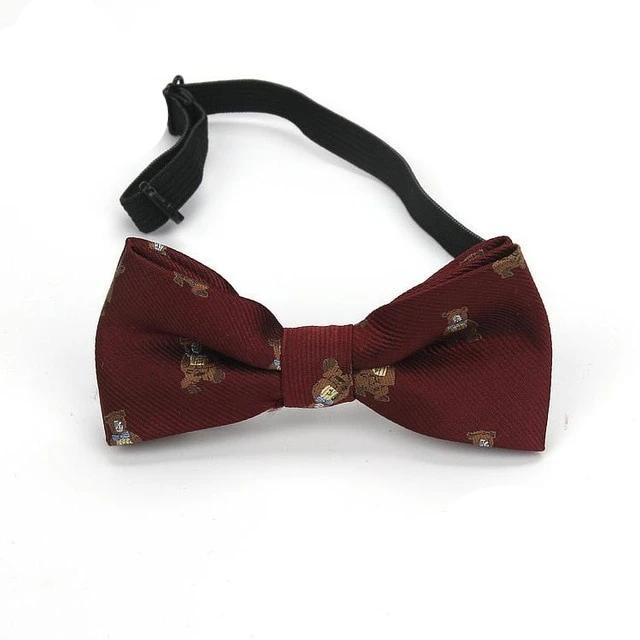 Plaid Childrens Bowtie Striped Polka Dot