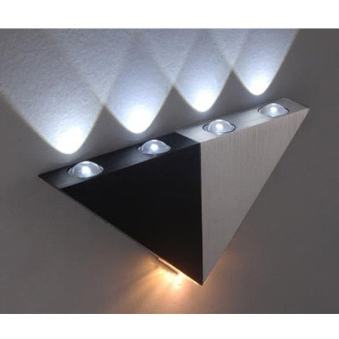 5w Triangle LED Wall Lamp Lighting Indoor Light Fixtures