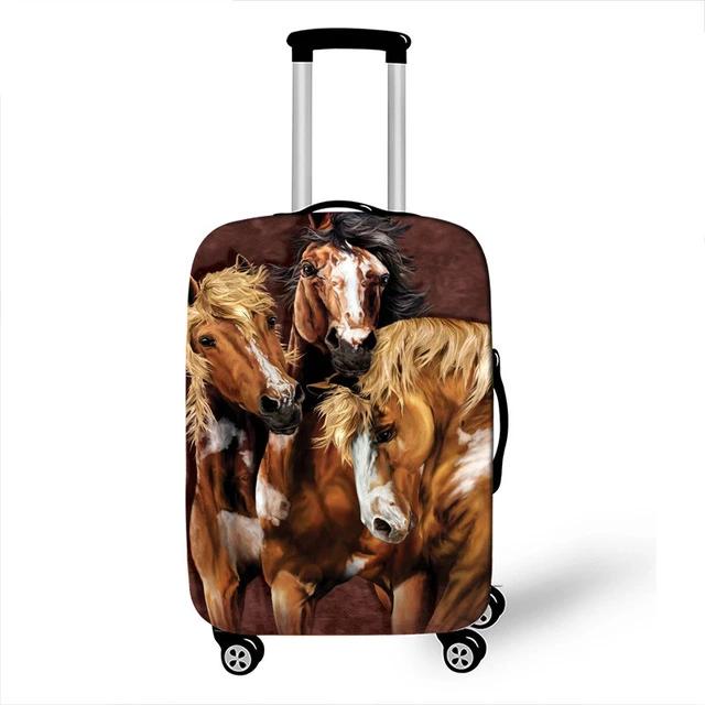 World Map Animal Luggage Cover Protective Case