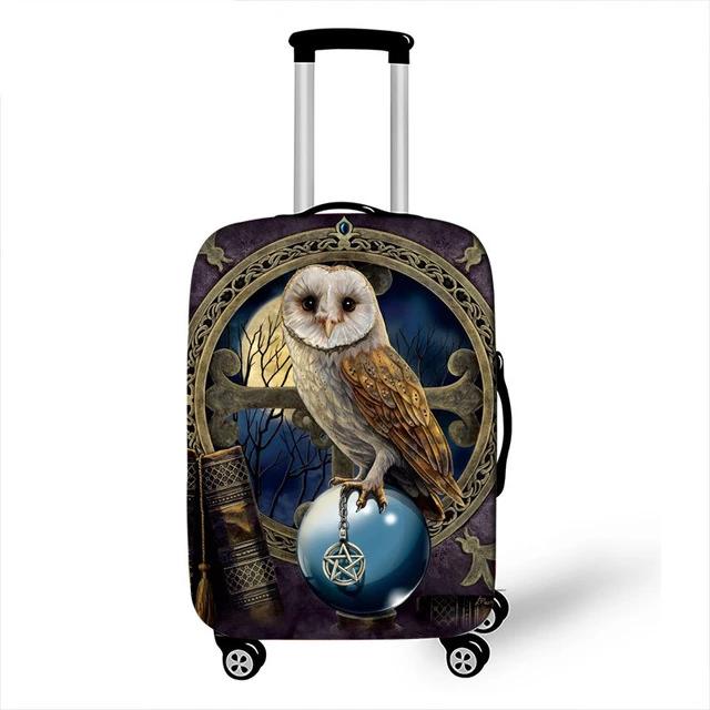 World Map Animal Luggage Cover Protective Case