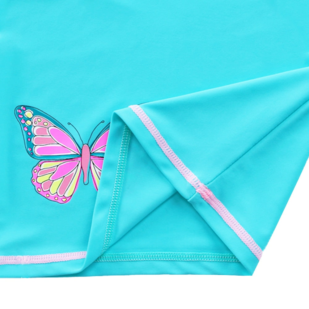 Summer Butterfly Girls Swimsuit
