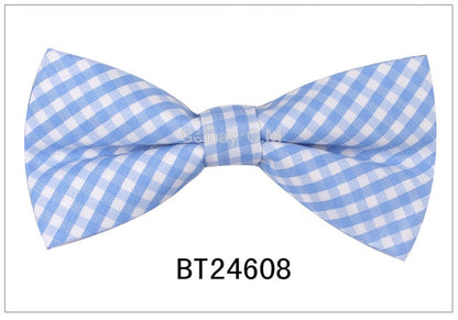 Plaid Bow Ties Children Suit Casual Bowtie