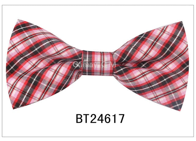 Plaid Bow Ties Children Suit Casual Bowtie