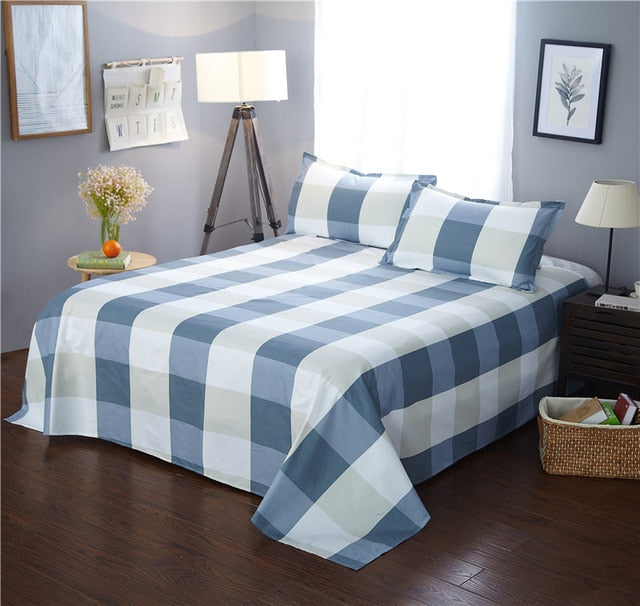 King Size Bed Sheets With Leaves and Pillowcase