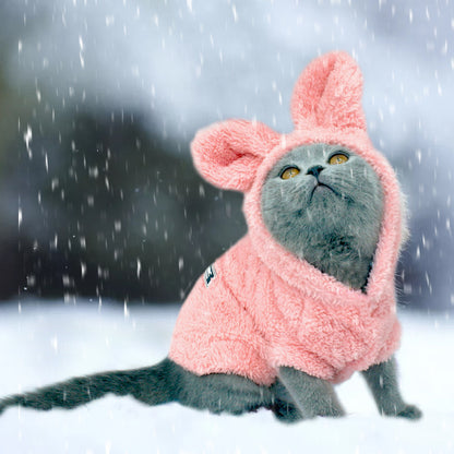 Warm Cat Clothes Winter Pet Coat Jacket