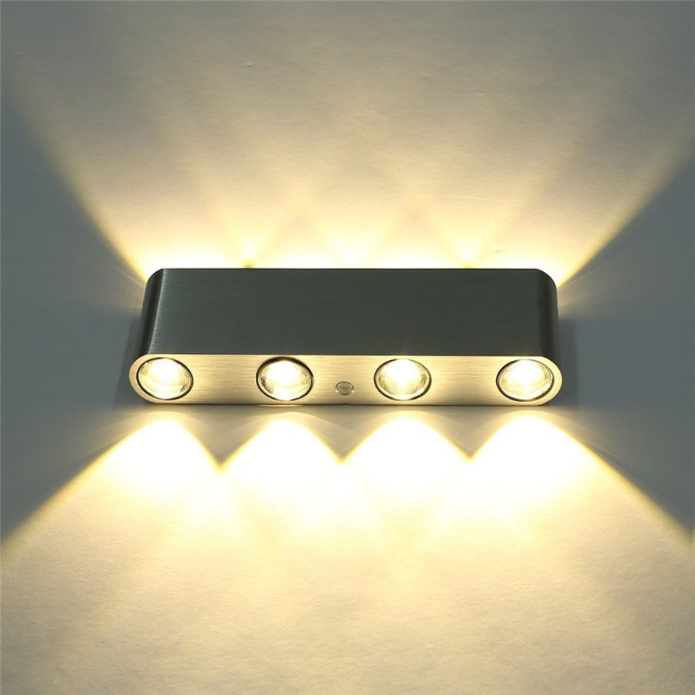 Modern 8W Up Down LED Wall Light Cuboid Colorful Lamp
