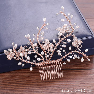 Wedding Boho Floral Hair Side Combs