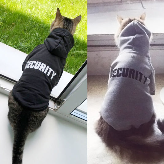 Security Cat Clothes Pet Costume