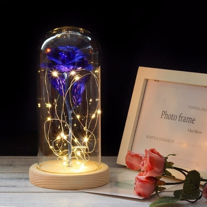 Beauty & The Beast Rose in Glass Romantic Gift