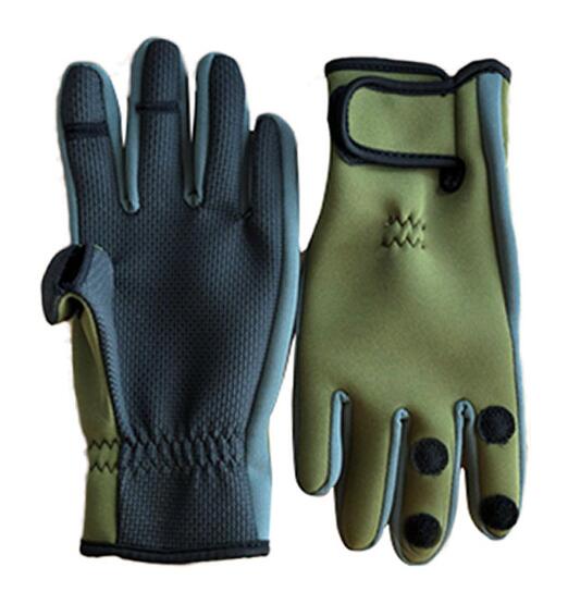 Winter Camouflage Fishing Gloves Waterproof  Anti-slip Outdoor Sports