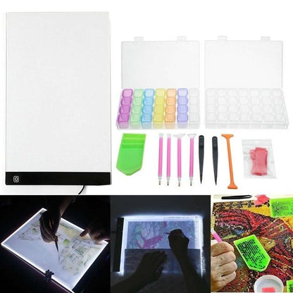 A4 LED Light Pad Artist Table Tracing Drawing Board