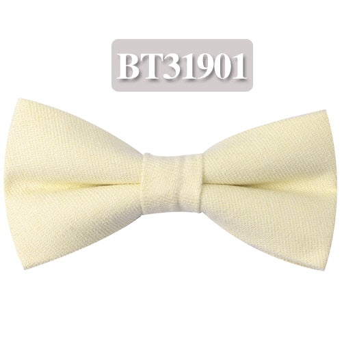 Men Bow Tie Classic Solid Colors For Casual Business Or Party