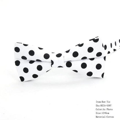 Mens Classic Polka Dot Bowtie Gift