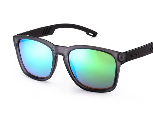 Mens Womens Polarized Sunglasses Wooden Frame UV400 Protection
