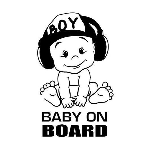 Baby Boy on Board Vinyl Sticker Car Decal