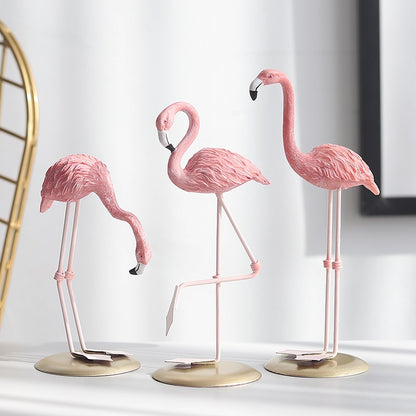 Stand Pink Flamingo Decor