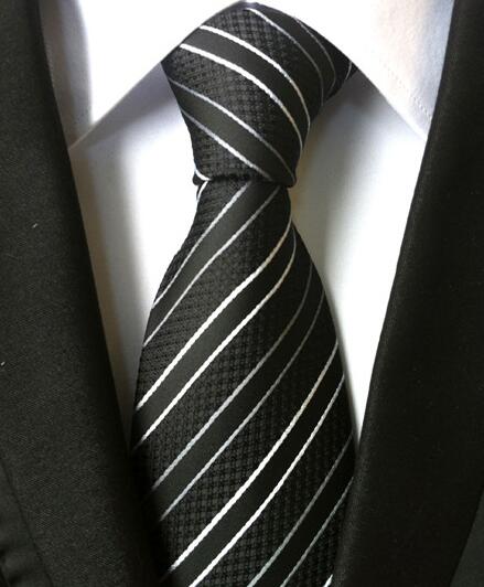 Men's Fashion Neckties Multicolor Stripes Silk Material