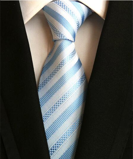 Men's Fashion Neckties Multicolor Stripes Silk Material