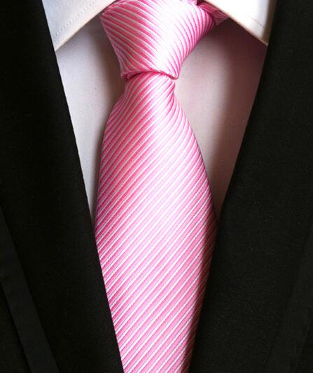 Men's Fashion Neckties Multicolor Stripes Silk Material