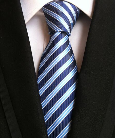 Men's Fashion Neckties Multicolor Stripes Silk Material