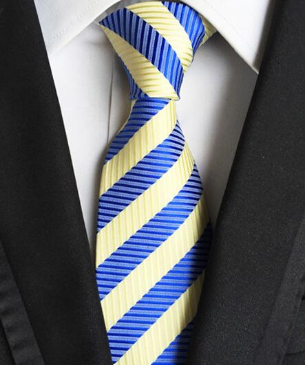 Men's Fashion Neckties Multicolor Stripes Silk Material