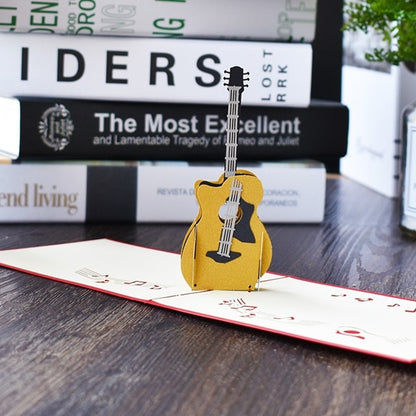 3D Pop Up Cards Birthday Train Plain Sailboat Bike Guitar