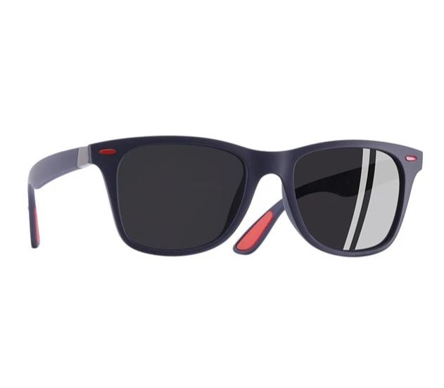 Mens Ultralight TR90 Polarized Square Sunglasses