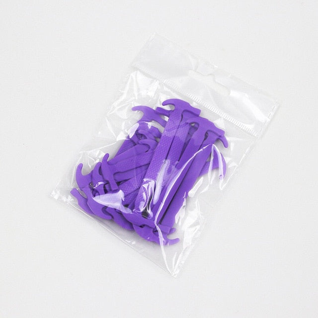 Elastic Silicone Shoelaces No Tie Sneakers Shoe Strings