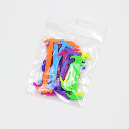 Elastic Silicone Shoelaces No Tie Sneakers Shoe Strings