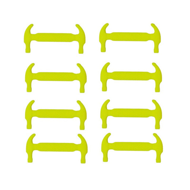 Elastic Silicone Shoelaces No Tie Sneakers Shoe Strings