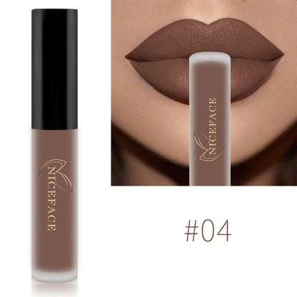 34 Colors Nude Matte Liquid Lipstick  Waterproof Long Lasting Moisturizing Makeup Cosmetics