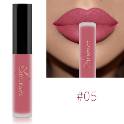 34 Colors Nude Matte Liquid Lipstick  Waterproof Long Lasting Moisturizing Makeup Cosmetics