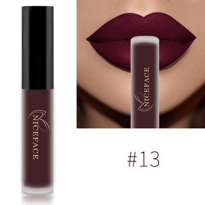 34 Colors Nude Matte Liquid Lipstick  Waterproof Long Lasting Moisturizing Makeup Cosmetics