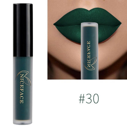 34 Colors Nude Matte Liquid Lipstick  Waterproof Long Lasting Moisturizing Makeup Cosmetics