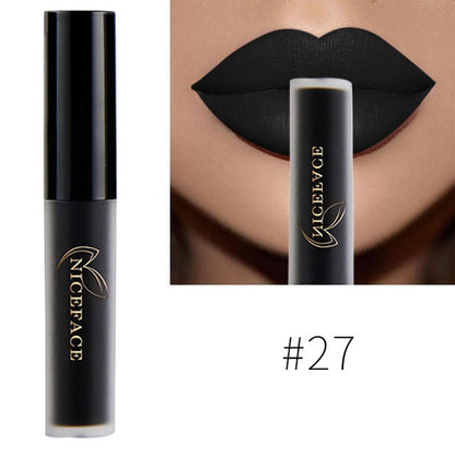 34 Colors Nude Matte Liquid Lipstick  Waterproof Long Lasting Moisturizing Makeup Cosmetics