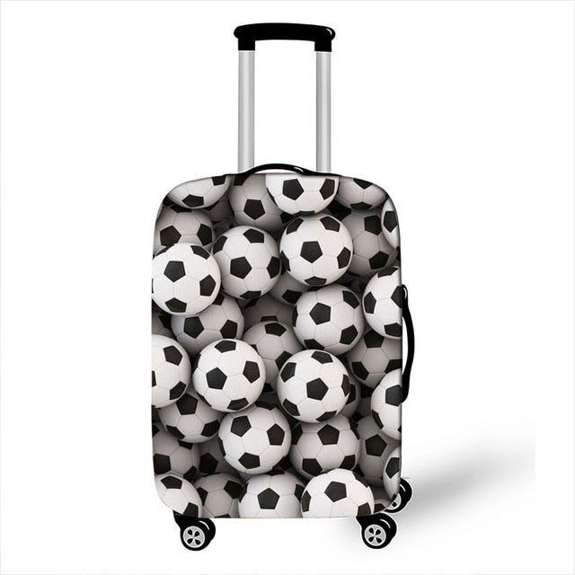Soccer Suitcase Protective Cover Travel Case Sports
