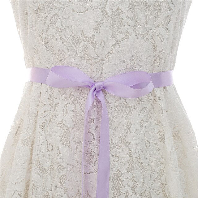 Crystal Pearl Bridal Belt Sash Ribbon