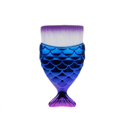 1-Piece Unique Mermaid Shaped Makeup Brush- Professional Use