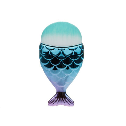 1-Piece Unique Mermaid Shaped Makeup Brush- Professional Use