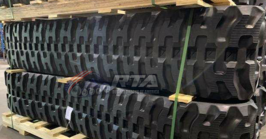 2 Rubber Tracks Fits - John Deere 333G CT333G Wavey H Pattern 450X86X58