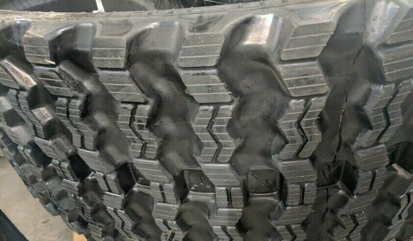 TWO RUBBER TRACKS FITS JOHN DEERE CT329D 329D 400X86X56 ZIG ZAG TREAD