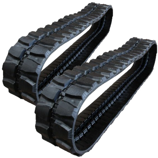 2 Rubber Tracks Fits Komatsu PC45MR PC45MR-1 400X72.5X74