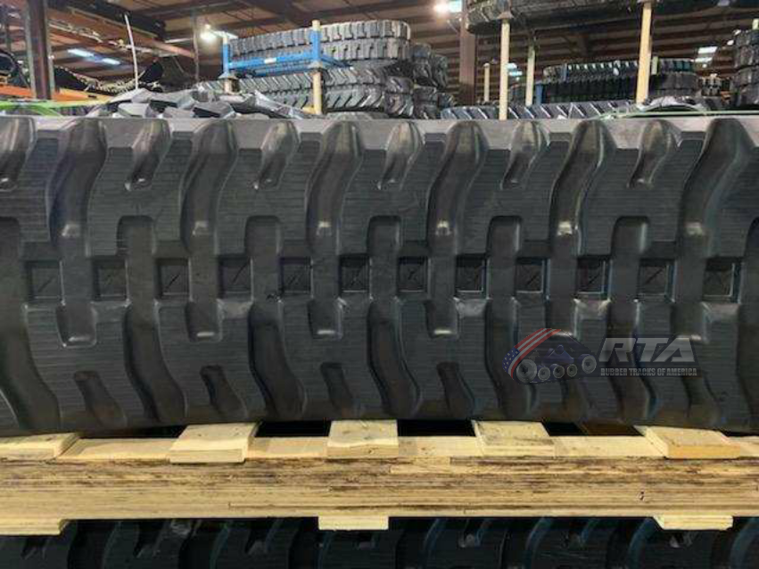 2 Rubber Tracks Fits - Mustang 2500RT Wavey H Pattern 450X86X58
